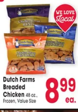 Jewel-Osco Dutch Farms Breaded Chicken offer