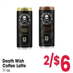 Jewel-Osco Death Wish Coffee Latte offer