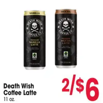 Jewel-Osco Death Wish Coffee Latte offer