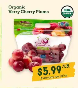 Sprouts Farmers Market Organic Verry Cherry Plums offer