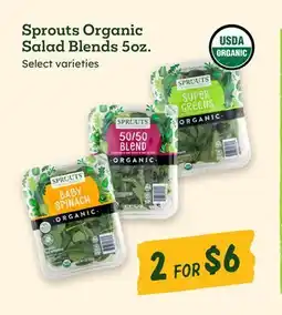 Sprouts Farmers Market Sprouts Organic Salad Blends 5oz offer