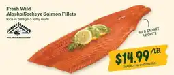 Sprouts Farmers Market Fresh Wild Alaska Sockeye Salmon Fillets offer
