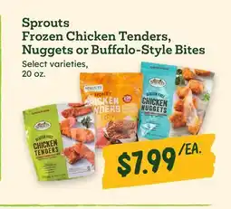 Sprouts Farmers Market Sprouts Frozen Chicken Tenders, Nuggets or Buffalo-Style Bites offer