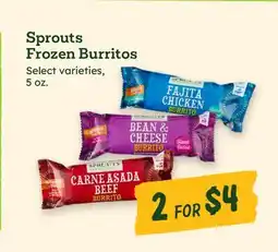 Sprouts Farmers Market Sprouts Frozen Burritos offer