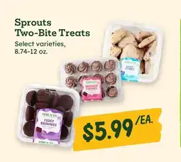 Sprouts Farmers Market Sprouts Two-Bite Treats offer