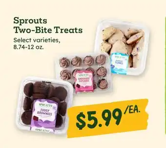 Sprouts Farmers Market Sprouts Two-Bite Treats offer