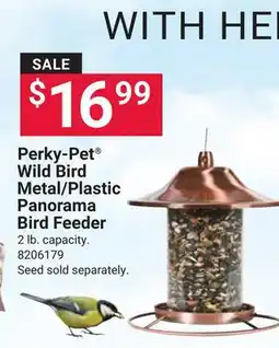 Ace Hardware Perky-Pet Wild Bird Metal/Plastic Panorama Bird Feeder offer