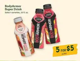 Sprouts Farmers Market BodyArmor Super Drink offer