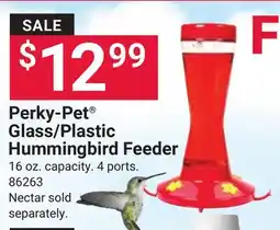 Ace Hardware Perky-Pet Glass/Plastic Hummingbird Feeder offer