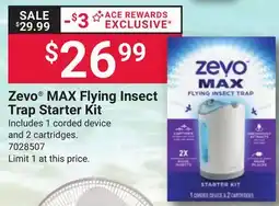 Ace Hardware Zevo MAX Flying Insect Trap Starter Kit offer