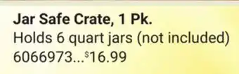 Ace Hardware Jar Safe Crate, 1 Pk offer