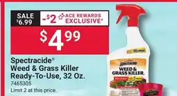 Ace Hardware Spectracide Weed & Grass Killer Ready-To-Use 32 Oz offer