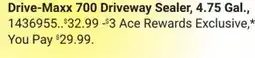 Ace Hardware Drive‑Maxx 700 Driveway Sealer, 4.75 Gal offer