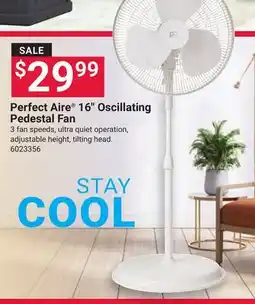 Ace Hardware Perfect Aire 16 Oscillating Pedestal Fan offer