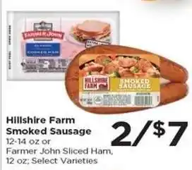 Food 4 Less Hillshire Farm Smoked Sausage offer