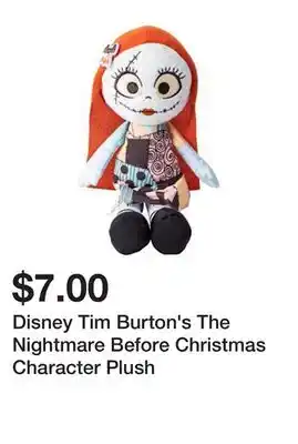 Five Below Disney Tim Burton's The Nightmare Before Christmas Character Plush offer