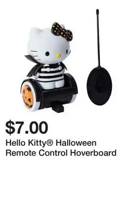 Five Below Hello Kitty Halloween Remote Control Hoverboard offer