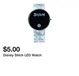 Five Below Disney Stitch LED Watch offer