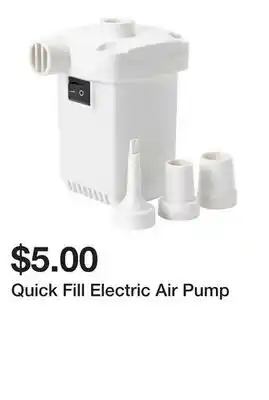 Five Below Quick Fill Electric Air Pump offer