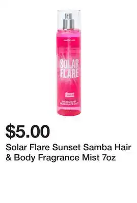 Five Below Solar Flare Sunset Samba Hair & Body Fragrance Mist 7oz offer