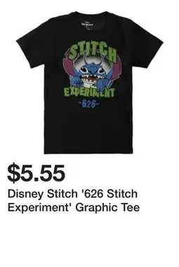 Five Below Disney Stitch '626 Stitch Experiment' Graphic Tee offer