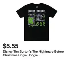 Five Below Disney Tim Burton's The Nightmare Before Christmas Oogie Boogie Graphic Tee offer