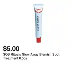 Five Below SOS Rituals Glow Away Blemish Spot Treatment 0.5oz offer