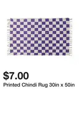 Five Below Printed Chindi Rug 30in x 50in offer