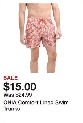 Marshalls ONIA Comfort Lined Swim Trunks offer