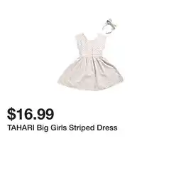 Marshalls TAHARI Big Girls Striped Dress offer
