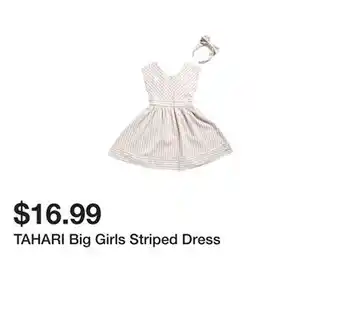 Marshalls TAHARI Big Girls Striped Dress offer
