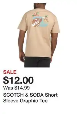 Marshalls SCOTCH & SODA Short Sleeve Graphic Tee offer