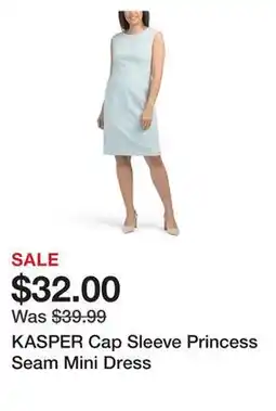 Marshalls KASPER Cap Sleeve Princess Seam Mini Dress offer