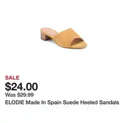 Marshalls ELODIE Made In Spain Suede Heeled Sandals offer