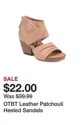 Marshalls OTBT Leather Patchouli Heeled Sandals offer