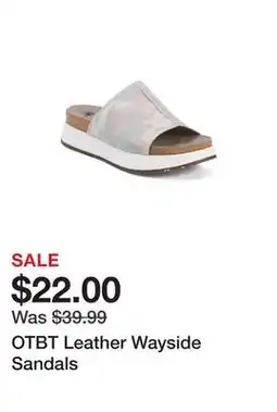 Marshalls OTBT Leather Wayside Sandals offer