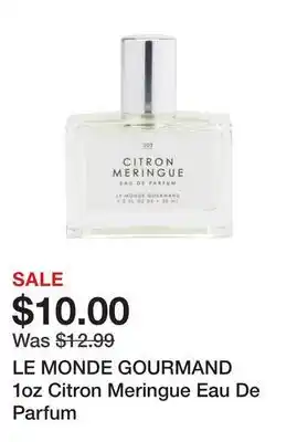 Marshalls LE MONDE GOURMAND 1oz Citron Meringue Eau De Parfum offer