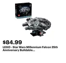 Best Buy LEGO - Star Wars Millennium Falcon 25th Anniversary Buildable Starship Model 75375 - Multi offer