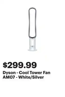 Best Buy Dyson - Cool Tower Fan AM07 - White/Silver offer