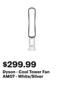 Best Buy Dyson - Cool Tower Fan AM07 - White/Silver offer