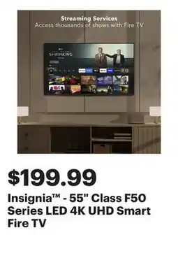 Best Buy Insignia - 55 Class F50 Series LED 4K UHD Smart Fire TV offer