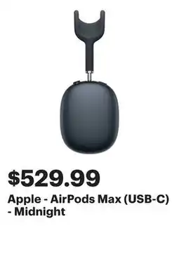 Best Buy Apple - AirPods Max (USB-C) - Midnight offer