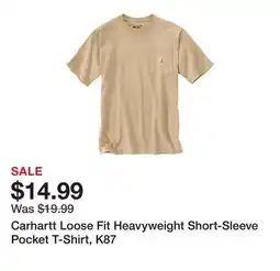 Tractor Supply Company Carhartt Loose Fit Heavyweight Short-Sleeve Pocket T-Shirt, K87 offer