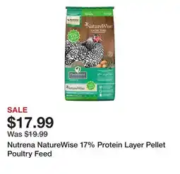 Tractor Supply Company Nutrena NatureWise 17% Protein Layer Pellet Poultry Feed offer