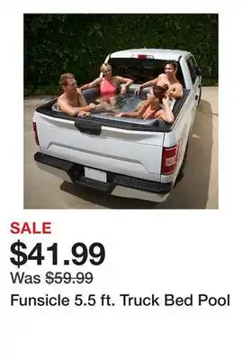 Tractor Supply Company Funsicle 5.5 ft. Truck Bed Pool offer