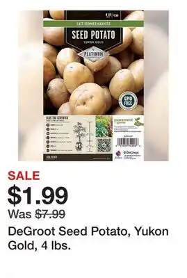 Tractor Supply Company DeGroot Seed Potato, Yukon Gold, 4 lbs offer