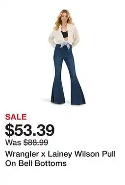Tractor Supply Company Wrangler x Lainey Wilson Pull On Bell Bottoms offer