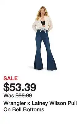 Tractor Supply Company Wrangler x Lainey Wilson Pull On Bell Bottoms offer