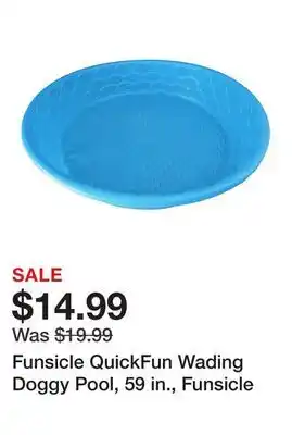 Tractor Supply Company Funsicle QuickFun Wading Doggy Pool, 59 in., Funsicle offer