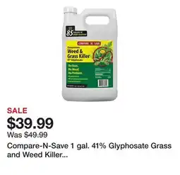 Tractor Supply Company Compare-N-Save 1 gal. 41% Glyphosate Grass and Weed Killer Concentrate, Makes 85 gal offer